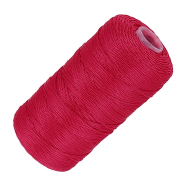 Uxcell Nylon String Cord 1.5mm x 218 Yards Rope Braided Thread Beading Cord for Jewelry Making Supplies Wine Red