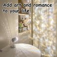 thumbnail image 3 of Velosphere Lamp 360° Rotating 3D Holographic Water Ripple Projector with 16 Color Night Light for Bedroom Bathroom Party (White), 3 of 7