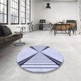 thumbnail image 4 of Ahgly Company Tapis d'Intérieur Lavables en Machine Rectangle Bleu Lavande Transitionnel, 4' x 6', 4 of 7
