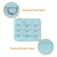 thumbnail image 4 of INSPIRE CHIC sous-Vêtements pour Femmes Boucle 3 Crochets Rangée Rallonge de Bretelle de Soutien-Gorge Ensemble Rose Bleu 4 Pcs, 4 of 5