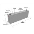 thumbnail image 2 of RDS Tanks Liquid Transfer Tank 71083 DOT Approved; Gasoline or Diesel; 45 Gallon Capacity; Rectangle; Diamond Tread; Aluminum; Used For Transferring Fuel To Automobiles/Boats/4-Wheelers/Generators, 2 of 5
