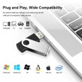 thumbnail image 3 of KEXIN 100 Pack 4GB Flash Drive USB Bulk USB Flash Drive Thumb Drive USB Drive 4 GB Flash Drives Memory Stick Pen Drive for Data Storage and Sharing Black, 3 of 5