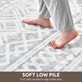 thumbnail image 4 of Boho Area Rug x Carpet Rugs for Living Room Bedroom Moroccan-Machine Washable Rugs for Bedroom Dining Room Living Room Rug Neutral Taupe, 4 of 7