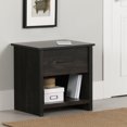 thumbnail image 1 of South Shore Fernley 1-Drawer Nightstand for Adult, in Rubbed Black, 1 of 13