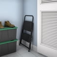 thumbnail image 3 of COSCO 2-Step Household Folding Steel Step Stool (Black), 3 of 6