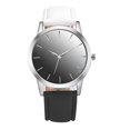 thumbnail image 1 of Montre à Quartz Rayée Creative Montre en Cuir avec Bracelet, 1 of 2