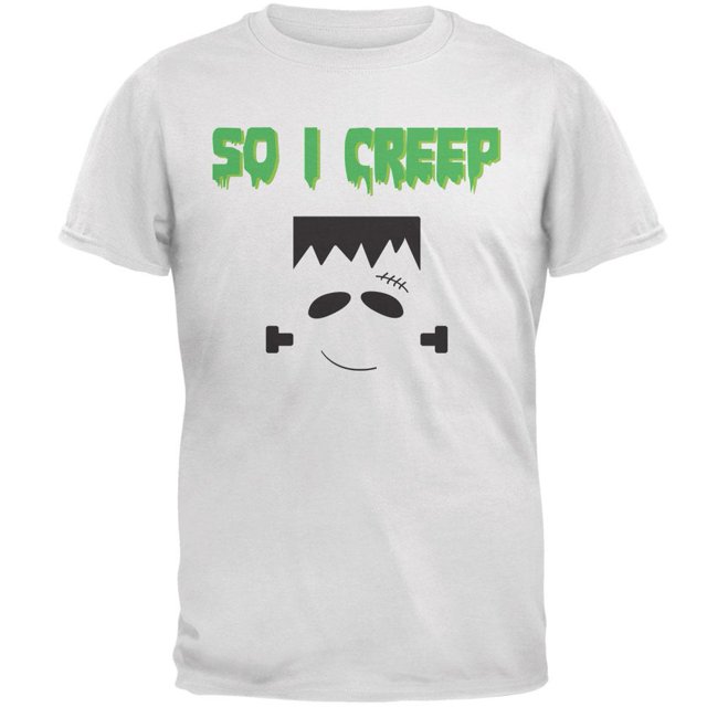 Halloween So I Creep Frankenstein T-Shirt pour Homme