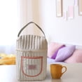 thumbnail image 1 of pstuiky Sac de Rangement Portable Grande Capacité Sac à Main Matelassé pour Poussettes Sorties Tissu en Coton Léger, 1 of 6