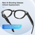 thumbnail image 4 of Lunettes Intelligentes AI, Lunettes de Traduction Vidéo HD LED Flash Musique et Appels pour Voyage, 4 of 7