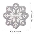 thumbnail image 1 of Throw Pillow Covers Snowflakes Rug Winter Snowflake Doormat Snowflake Welcome Mat Cute Christmas Decorative Non-Slip Washable Door Mats For Indoor Outdoor Entrance Home Bathroom, 1 of 7