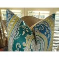 thumbnail image 3 of Plutus Coussin Décoratif Fait à la Main à Motif Cachemire Amusant, (Double Face 26 Pouces x 26 Pouces), 3 of 4