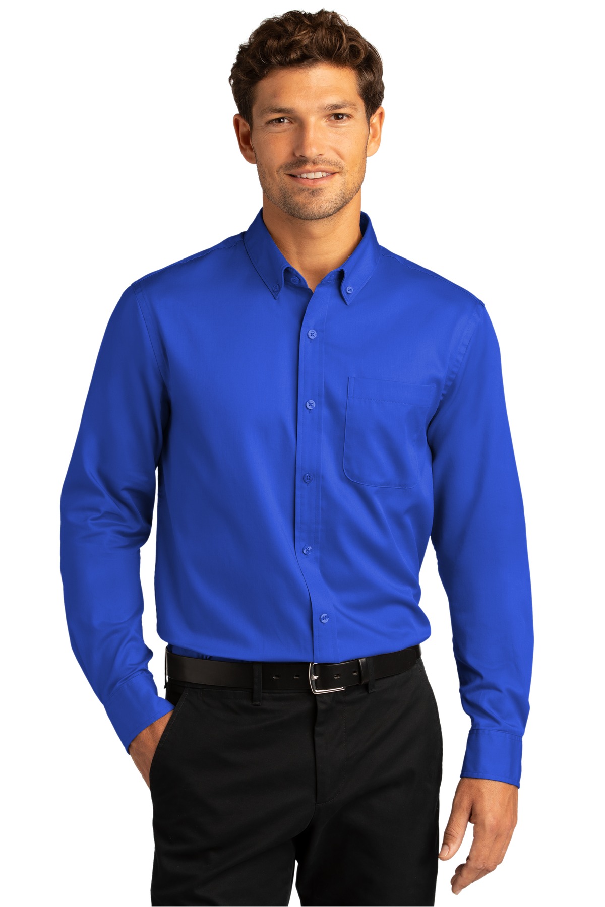 Port Authority Chemise à Manches Longues SuperPro React Twill pour Hommes - W808