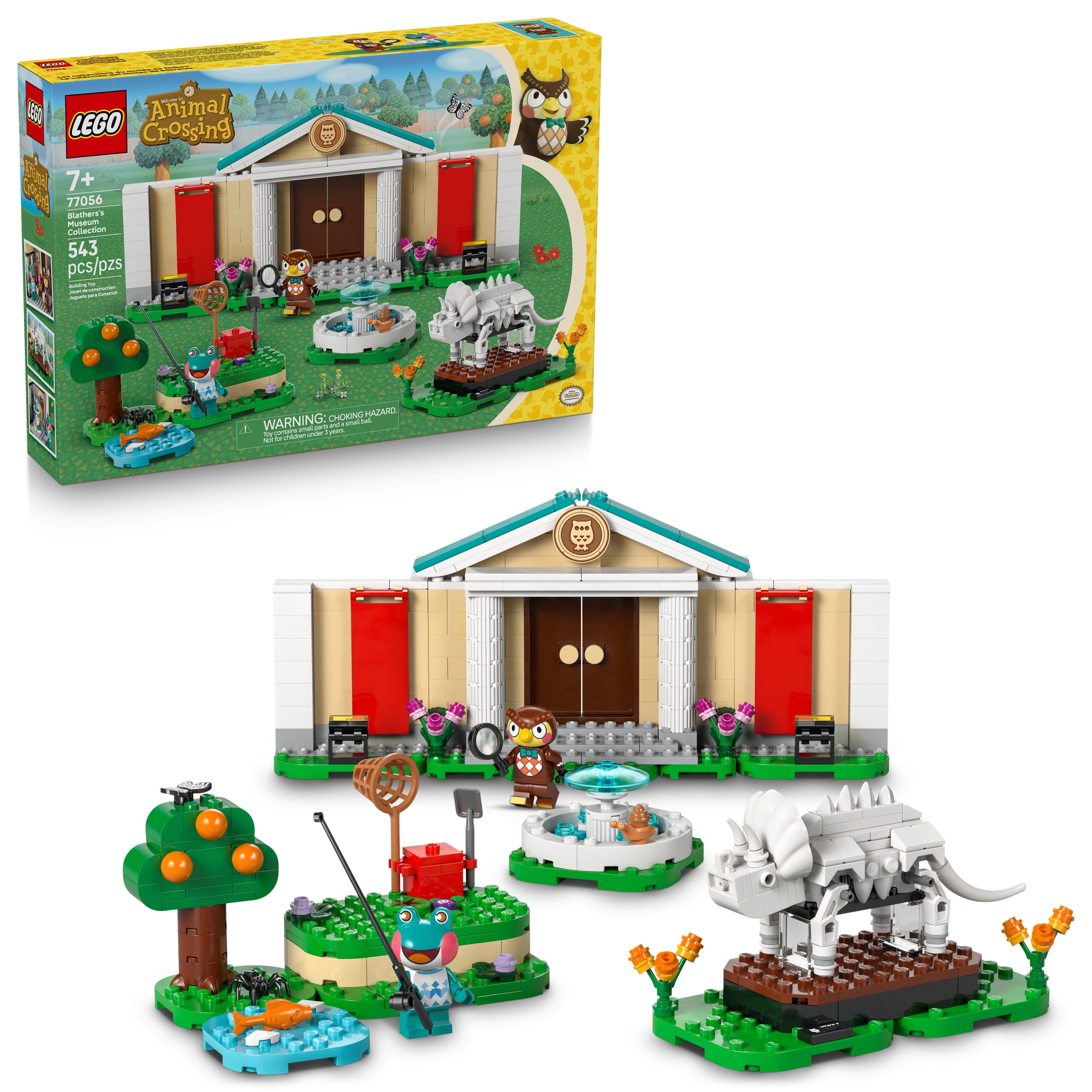 LEGO Animal Crossing Les Collections du Musée de Thibou, Ensemble de Modèle, Ensemble de Construction 77056