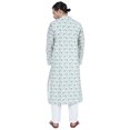 thumbnail image 4 of Atasi Kurta Traditionnel à Manches Longues pour Hommes Col Mandarin Tenue de Fête, 4 of 7