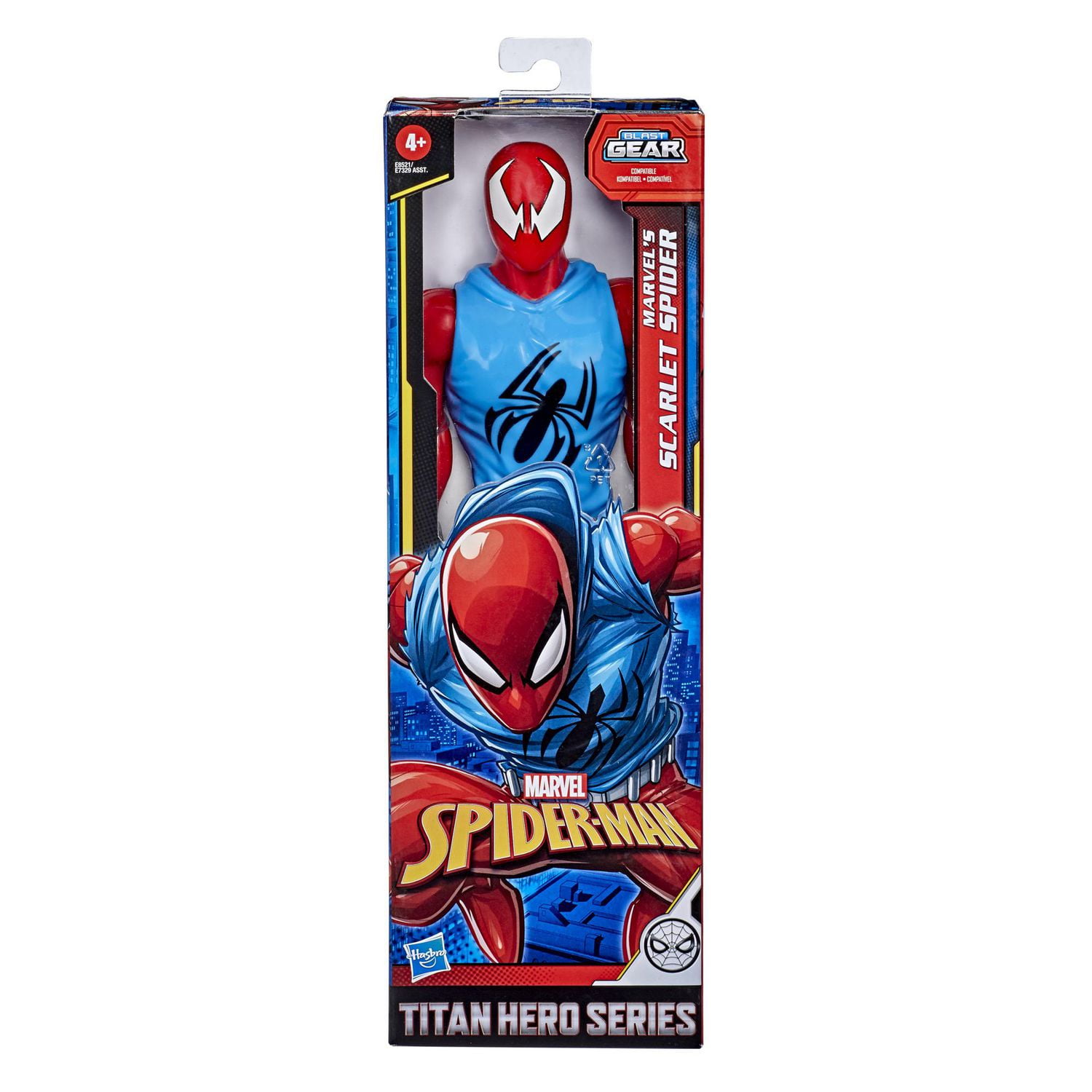 Marvel Spider-Man: Titan Hero Series Marvel’s Scarlet Spider Figurine d’action super-héros à l’échelle de 12 pouces Jouet Pour les grands enfants pour les enfants de 4 ans et plus