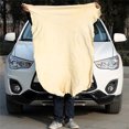 thumbnail image 1 of Natural Chamois Leather Car Cleaning Cloth Wash Suede Absorbent Quick Dry Towel, 1 of 9