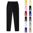 thumbnail image 1 of LIBRCLO Mens Sweatpants Open Bottom Drawstring Straight Leg Sweat Pants Joggers & Sweatpants Men, Black L, 1 of 6
