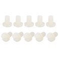 thumbnail image 1 of Unique Bargains Nylon Machine Screws, M5x8mm Slotted Pan Head Fasteners Bolts, White 50Pack, 1 of 4