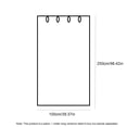 thumbnail image 3 of Rvkxad Semi Sheer Window Curtains, 98 Inch Grommet Linen Curtain Panels for Living Room, Sheer Drapes, Light Filtering Curtains, 3 of 7