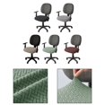 thumbnail image 5 of MYG Housse de Chaise de Bureau Beige Résistante à l'Eau Extensible Jacquard Élastique Housses 2 Pcs pour Chaise d'Ordinateur de Bureau Housse Extensible, 5 of 5