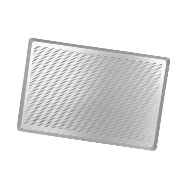 Tnarru Plaque en Aluminium Perforée, Moule à Pizza, Moule de Cuisson, Plateau de Four, Plaque de Cuisson, Plaque à Biscuits pour Fête, Maison, Restaurant, Cuisson, Rôtissage B