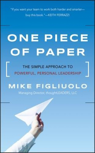 Un Morceau de Papier, l'Approche Simple d'Un Leadership Personnel Puissant