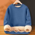 thumbnail image 2 of Kcodviy Solid Color and Fleece Cans Old School Thickened Hoodie for Women Active Wear Women Set Bottom Banded Tops Women Apparel Hoodie Cinched Front Top, 2 of 4