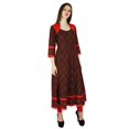 thumbnail image 4 of Phagun Designer Bandhani Indien Imprimé Femmes Coton Kurti Kurti Haut Tunique Robe, 4 of 5