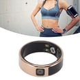 thumbnail image 1 of Pedometer Smart Ring, Display Screen Smart Ring Stainless Steel with Charging Case for Daily Use 9,10,11,12, 1 of 7