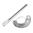 thumbnail image 3 of KLKCMS Outil de Mesure de Mandrin en Alliage d'Aluminium Outil de Fabrication de Bijoux Taille du Doigt, 3 of 9