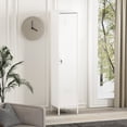 thumbnail image 2 of Naomi Modern 15 Single Locker Storage Cabinet with 5 Adjustable Shelves in White, 2 of 9
