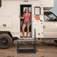 thumbnail image 3 of Yiwa Heavy Duty RV Step Ladder with Handrail, Stable Stairs for Mobile Homes, Pools, Hot Tubs, and Trampolines, 3 of 6