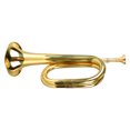 thumbnail image 1 of C Key Trumpet, Bb Trumpet C Trumpet Military Style Brass Beginner Instrument with Smooth Valve System for Orchestra Marching Band, 1 of 7