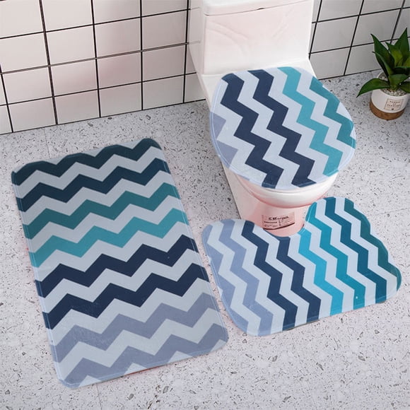 Amzcrzy s, Decorations Gifts, Indoor Decorations, Ornaments 3-piece Bathroom Carpet, Super Soft Non Slip Bathtub Carpet And Absorbent Bath Mat, Bathroom Carpet, Bath Mat For Bathroom seat cushion