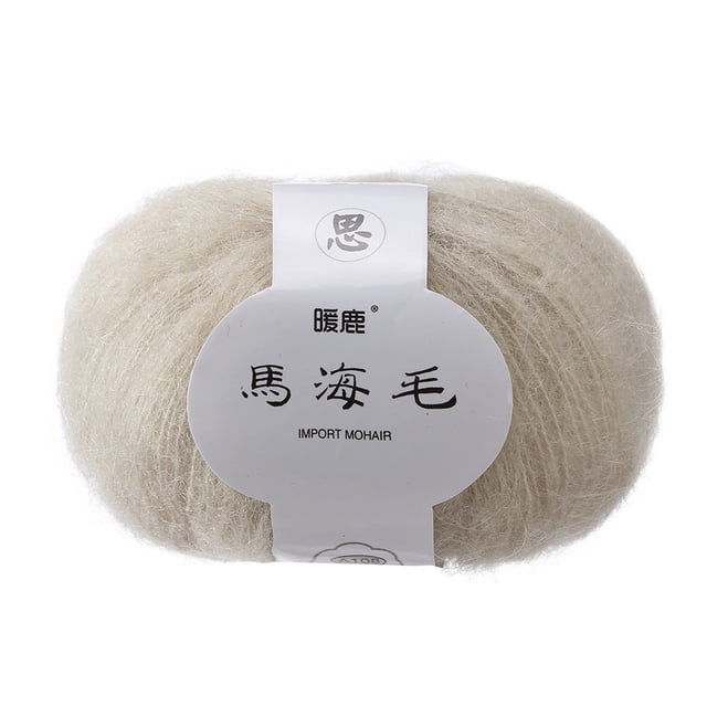 LSLJS Yarn for Crocheting Soft Knitting Yarn for Crafts Multicolor Yarn DIY Yarn Soft Mohair Knitting Wool Yarn DIY Shawl Scarf Crochet Thread Supplies
