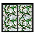 thumbnail image 1 of Rainbow Floral Static Cling Window Film Removable Decal For Glass Doors Privacy Sticker Botanical Designs No Sun Blocking, 1 of 5