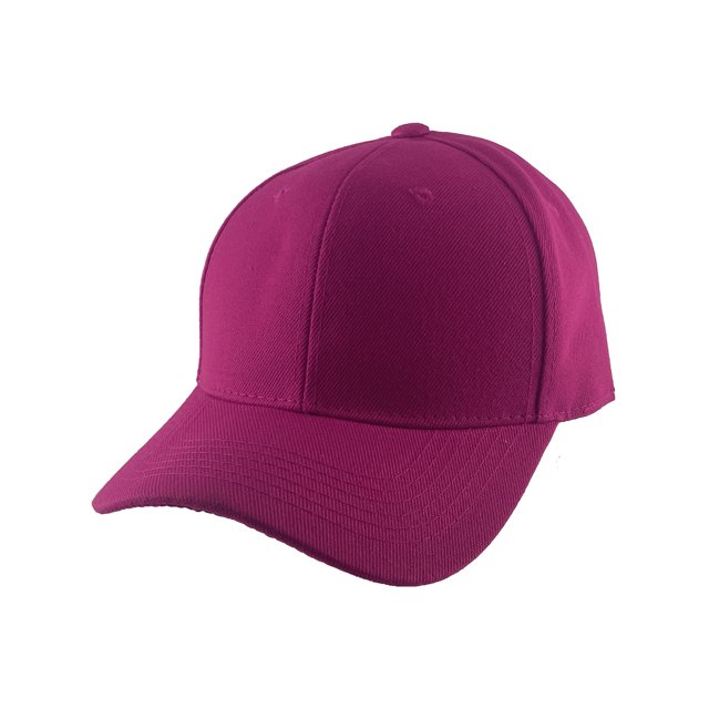 Casquette Ajustée Incurvée, Rose Vif 7 1/2