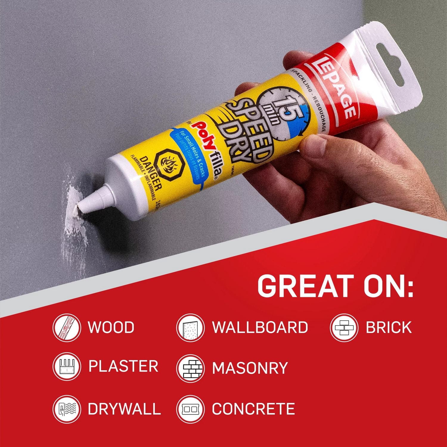 LePage Pollyfilla Instant Repair 15 Minute Speed Dry