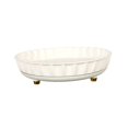 thumbnail image 1 of DOLITY Turntable Organizer Desktop Storage Tray Makeup Organizer Food Storage Container White, 1 of 8
