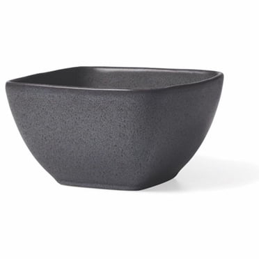 Better Homes & Gardens Dark Gray Square-Shaped Stoneware Cereal Bowl