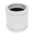 thumbnail image 3 of WE Games Professional White Leather Dice Cup Set - 5 Dice for 10 Dice Games, 3 of 8