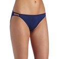 thumbnail image 1 of Vanity Fair Womens Body Shine Illumination String Bikini, 6, NH Admiral Navy, 1 of 4