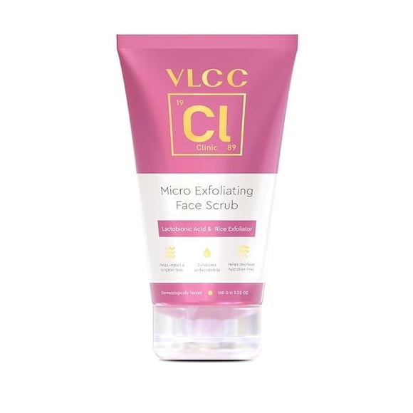VLCC Clinic Micro Exfoliating Face Scrub - 100g | Mild Exfoliation |