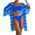 thumbnail image 1 of Birdeem Womens Sexy High Breast Contrast Solid Bikini Set Swimsuit Sets, 1 of 8