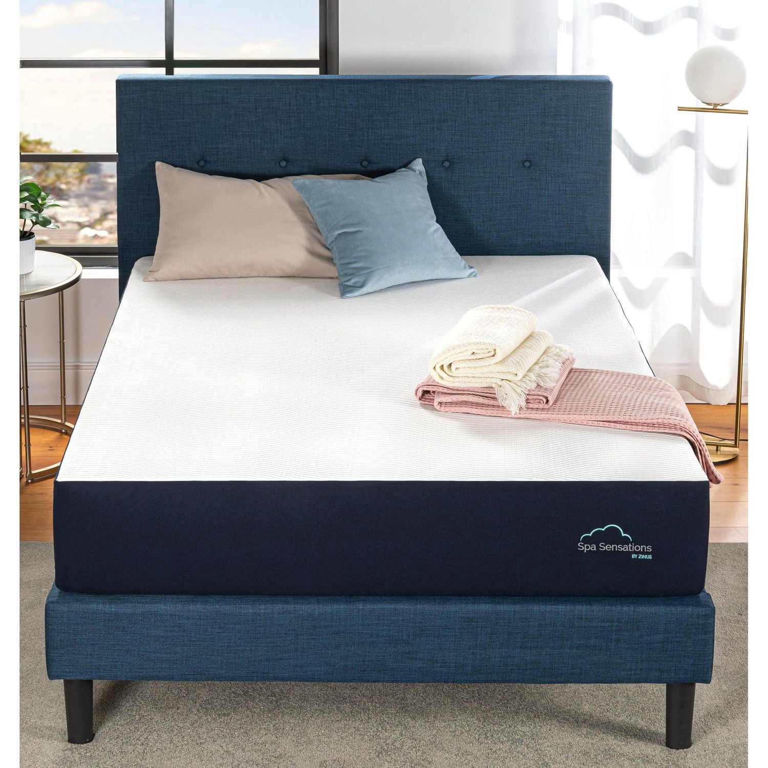 Zinus Matelas Spa Sensations Cloud en mousse mémoire de 10 pouces, très grand, adulte, universel