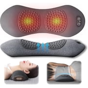 3 in 1 Back Massager, 2026 Comfortable Triple Fusion Back Massager for Sciatica, with Electric Heated, Vibration & Traction, for Lower Back Pain Relief and Spine Support