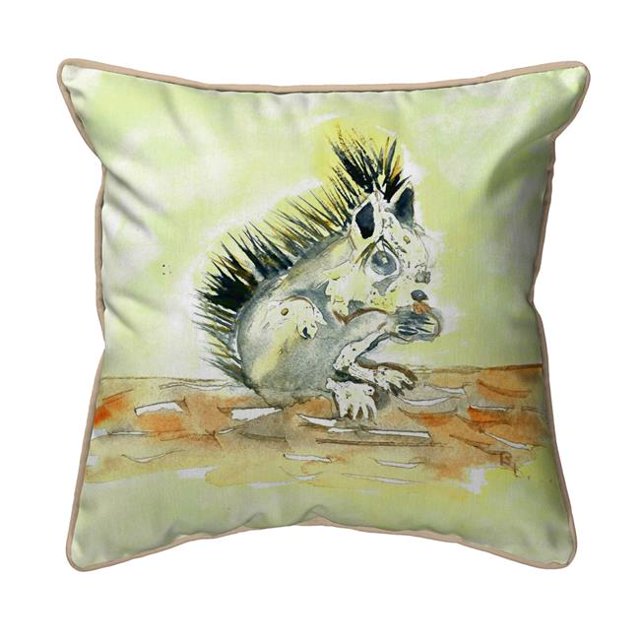 Betsy Drake HJ059 Coussin Grand 18 x 18 Po Baby Squirrel