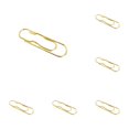 thumbnail image 1 of Metal Pen Clips,Paperclip Pen Holders for Notebooks and Papers,Multifunctional Pen Clips,Portable Metal Paper Clips,Pen Holder Clip for Notebook,Books,Planner,Journals,Clipboard and Paper,Gold 5PCS, 1 of 5