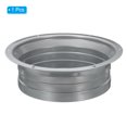 thumbnail image 3 of Unique Bargains Raccord de Conduit de 6 Pouces Bride Métallique Raccord Droit Bride de Tuyau Ronde Conduit de Ventilation, 3 of 5