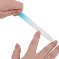 thumbnail image 2 of Unique Bargains 1 Set Nail File Double-sided Glass Manicure Tool Candy Blue, 2 of 5
